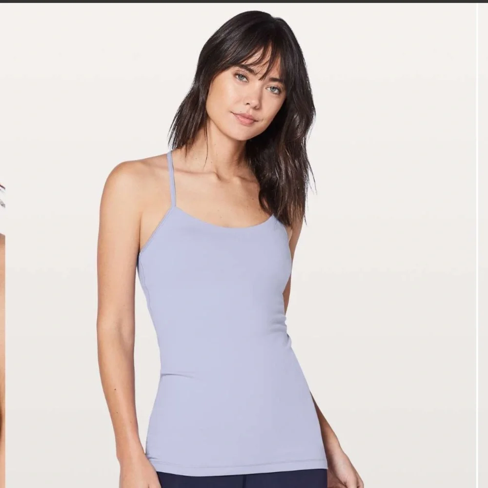 Lululemon Power Y Light Support Purple Misty Moon Tank Women’s 8